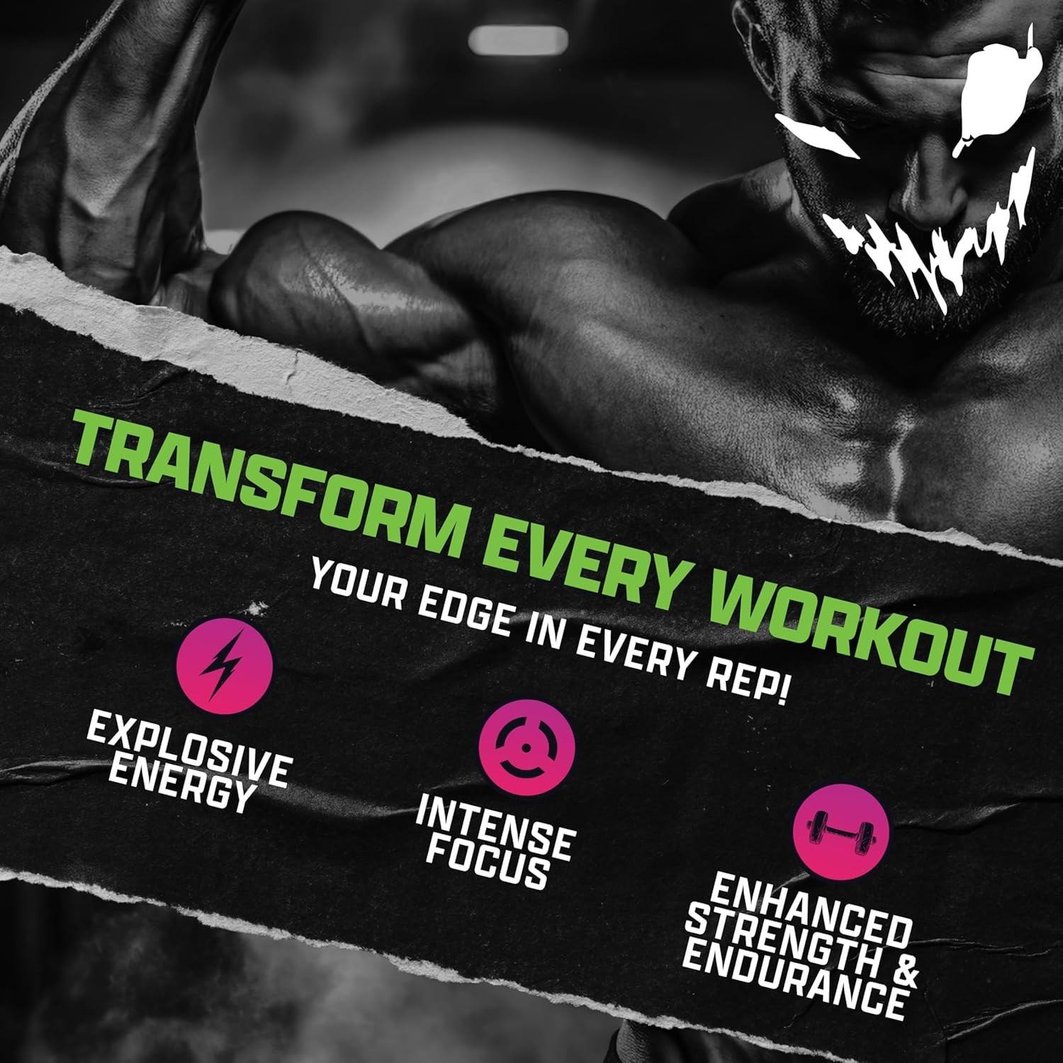 Outrage Ultra HIGH STIM Pre-Workout Powder for Men | 400mg Caffeine, L-Citrul