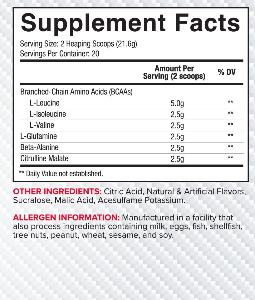 Core Nutritionals ABC Advanced BCAA Supplement | Amino Acid Recovery Blend | …