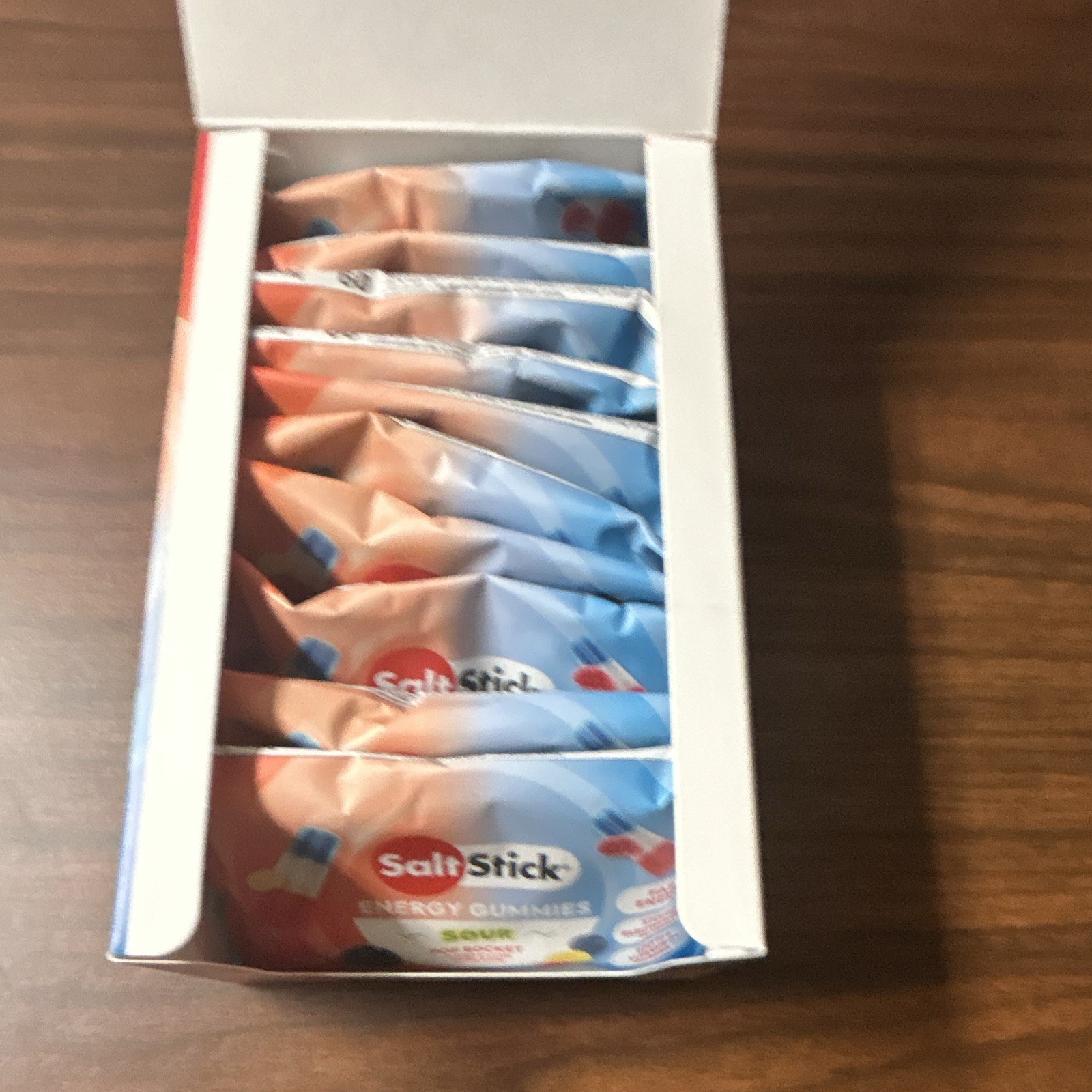 SaltStick Energy Gummies Sour Flavor Caffeine Free – 10 Packets