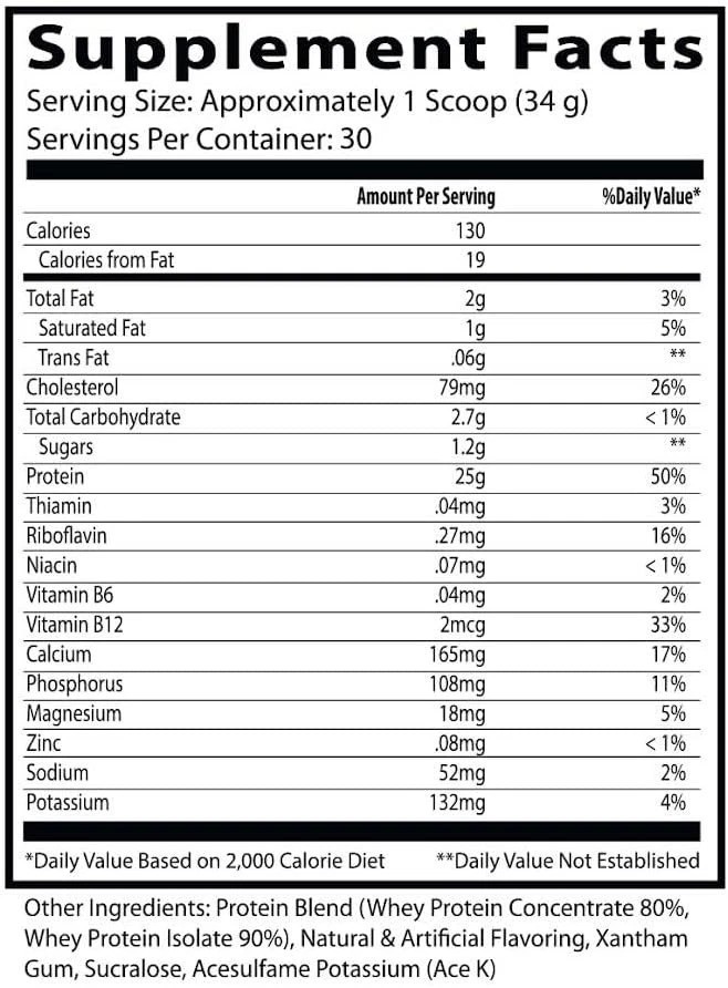 Muscle Building Insane Whey Protein – 30 Servings Vanilla, No Clumps Guarantee