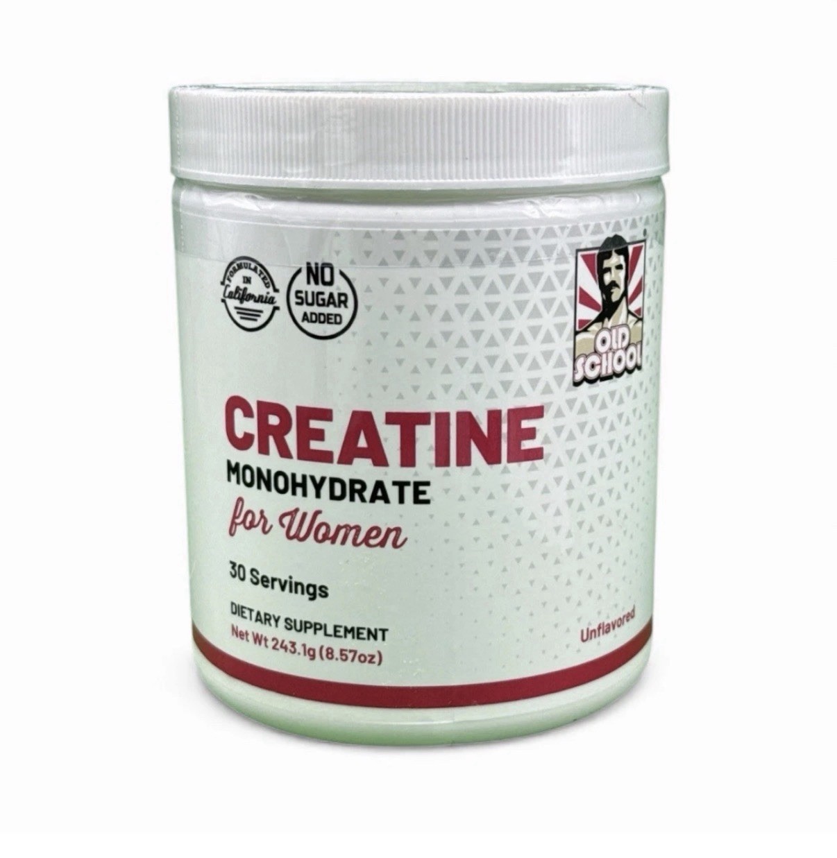 Old School Labs® Creatine Monohydrate for Women 243g/8.57oz. 30 Servings Powder