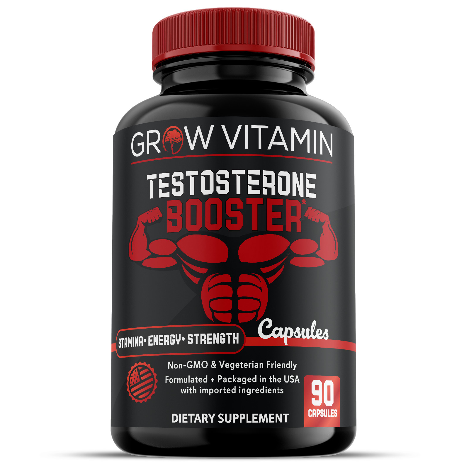 PRIME LABS TESTOSTERONE Booster Men’s Test Natural Stamina Endurance 90 Capsules