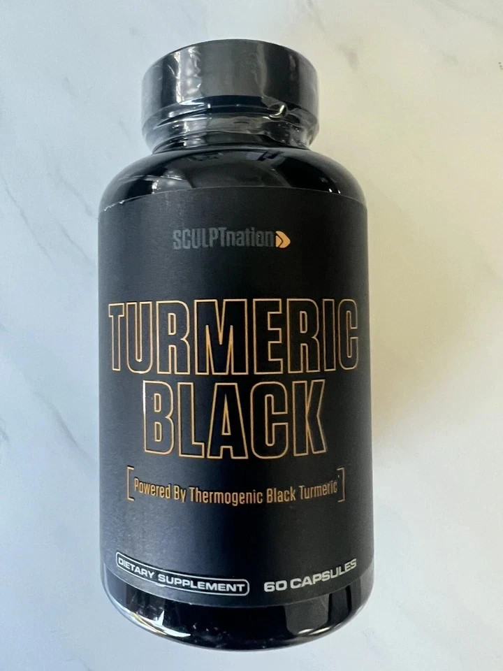 SculptNation Turmeric Black Fatigue Fat Burn Muscle Build Weight Loss New – FS!