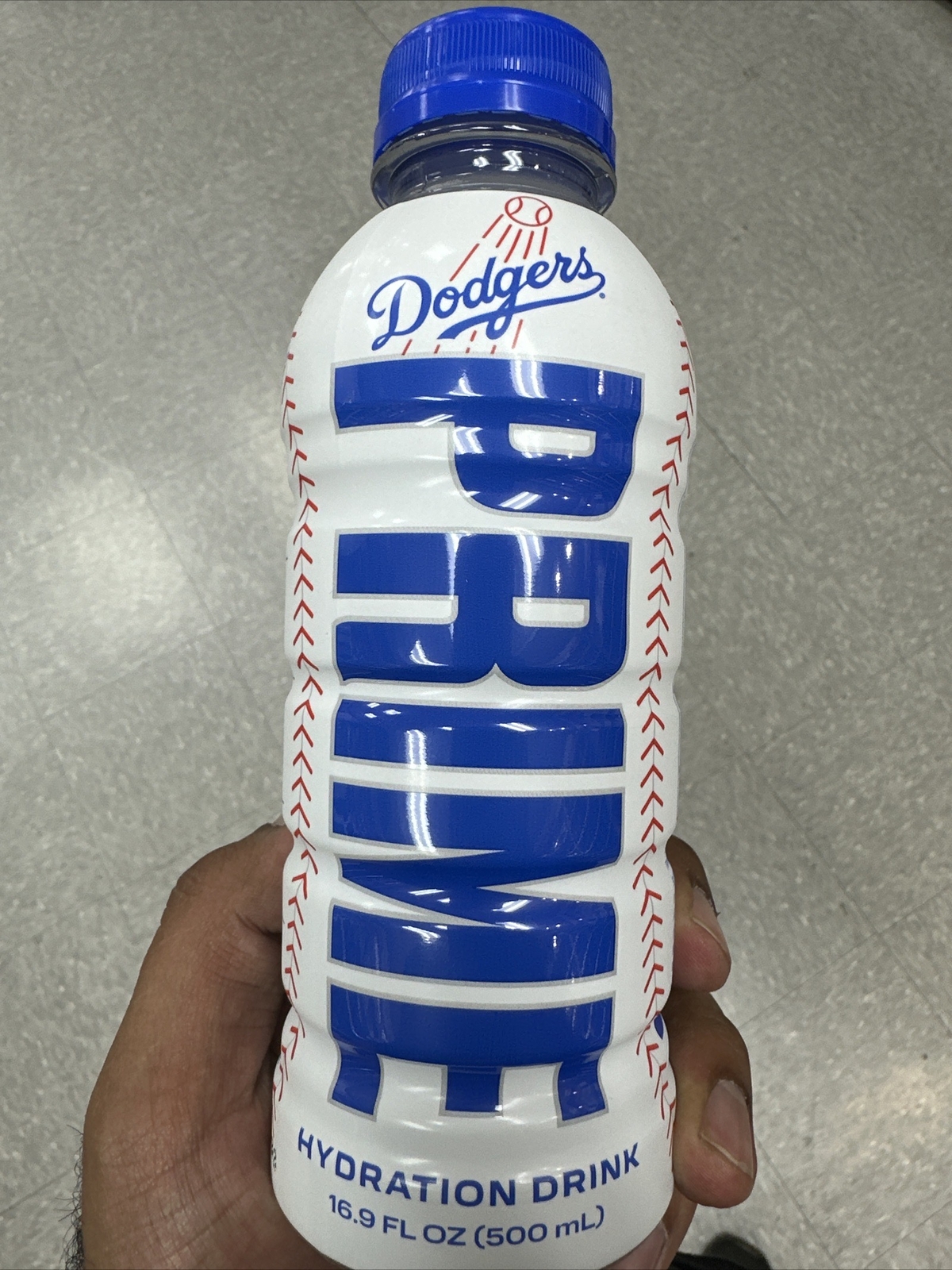 NEW LIMITED EDITION PRIME HYDRATION LA DODGERS EXCLUSIVE 1 16.9 FL OZ BOTTLE