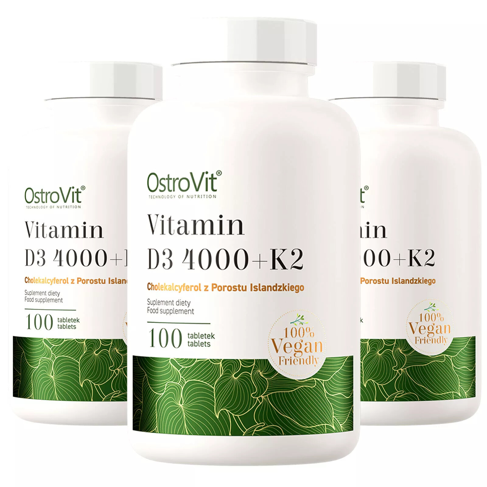 VITAMIN D3 4000+K2 – supports the immune system and muscle function, Vit D3