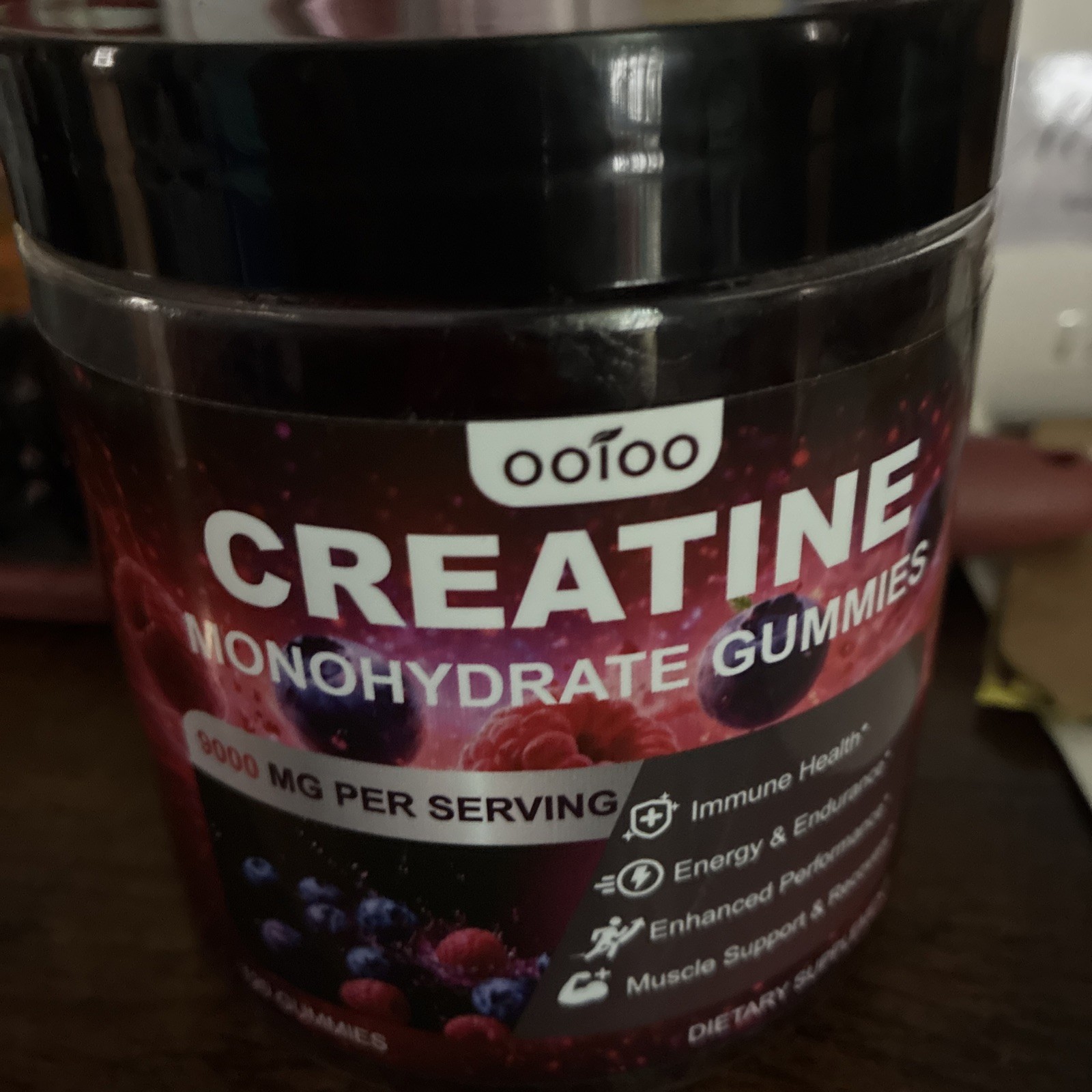 ooioo Creatine Monohydrate Gummies for Energy Endurance, Performance, Recovery