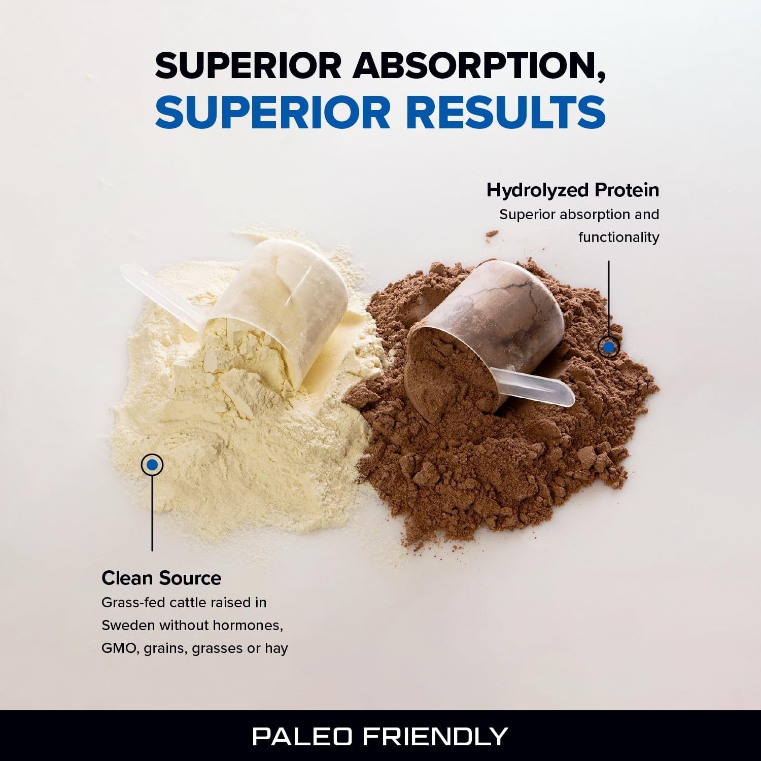 DFS Beef Protein Powder – NSF Certified for Sport Hydrolyzed Protein, Chocolate