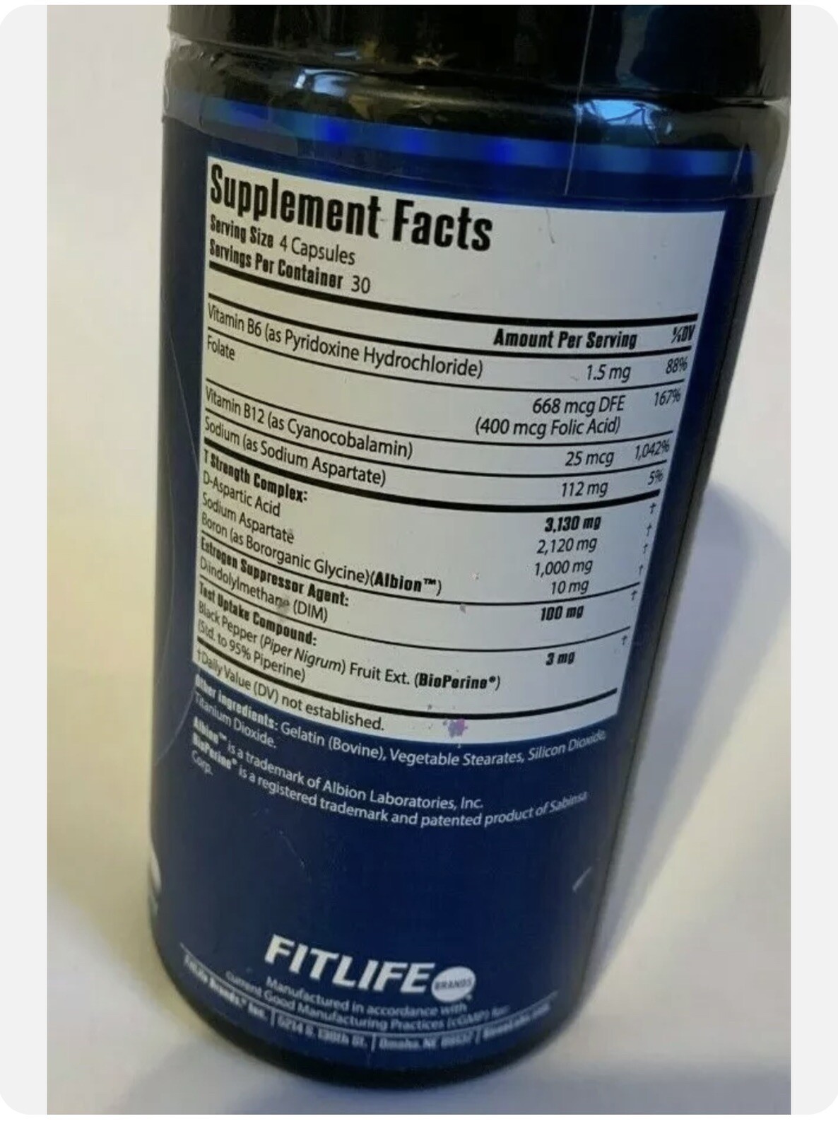 Siren Labs D1-T Strength Test Booster 120 Capsules – NEW