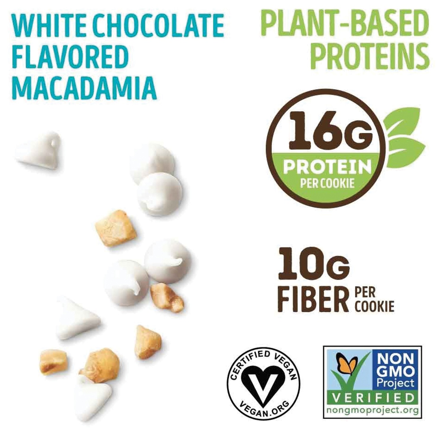 Lenny & Larry Complete Cookie: White Chocolate Macadamia Pack of 12