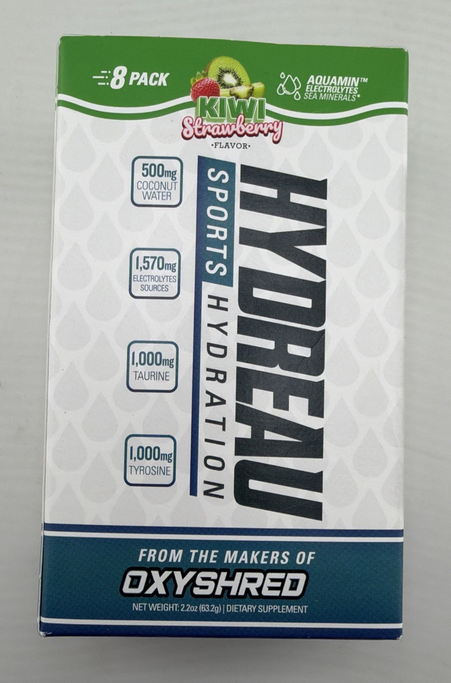 Hydralyte Sports Hydration Kiwi Strawberry Drink Mix 8 Pack Electrolytes.