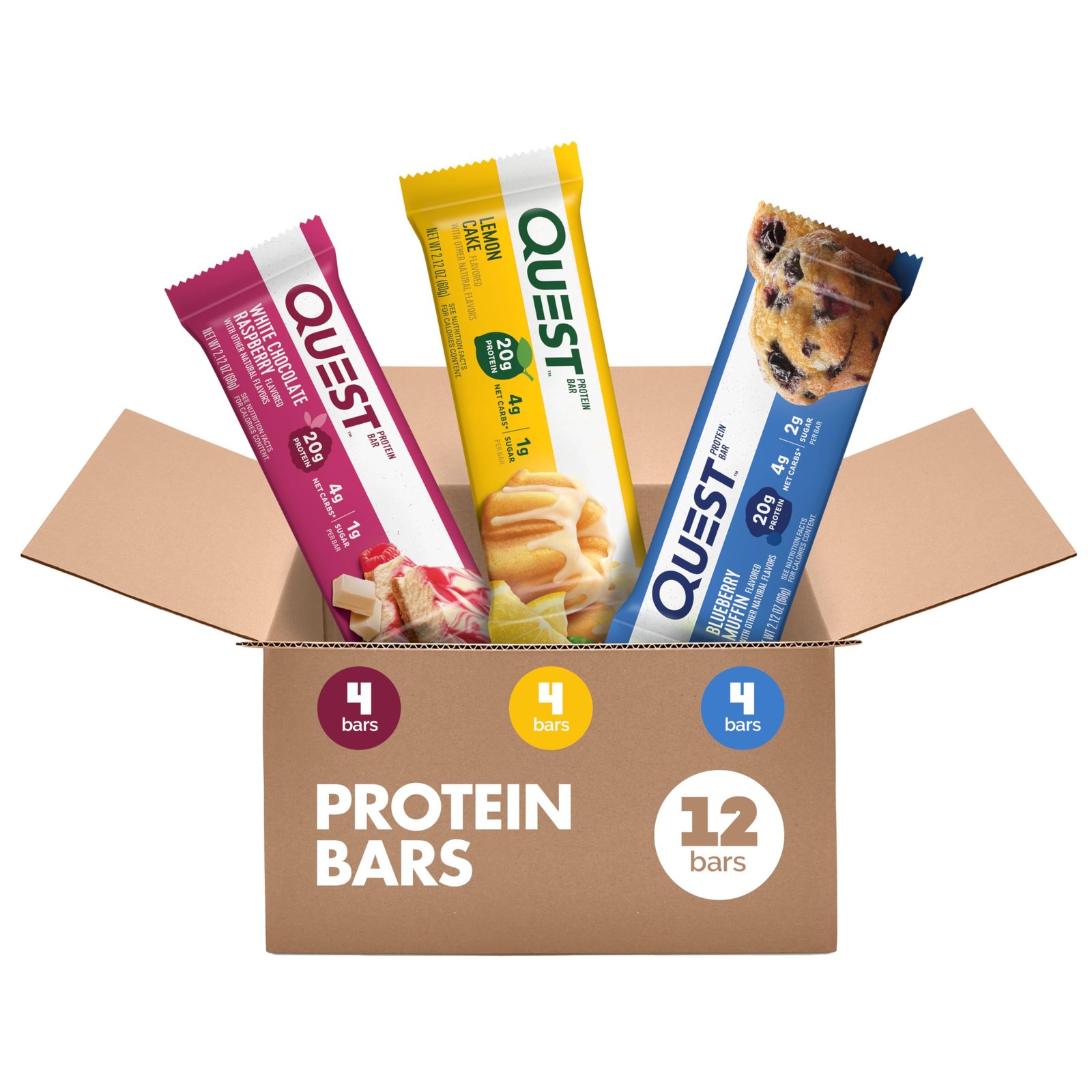 Quest Nutrition Fruit Flavored Variety Pack Protein 12 Count (Pack of 1)
