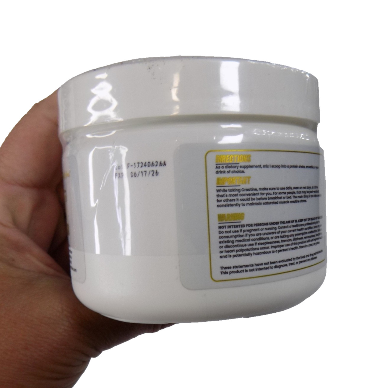 Creatine Men’s Powder 30 Servings Unflavored Maverick Nutrition Monohydrate NEW