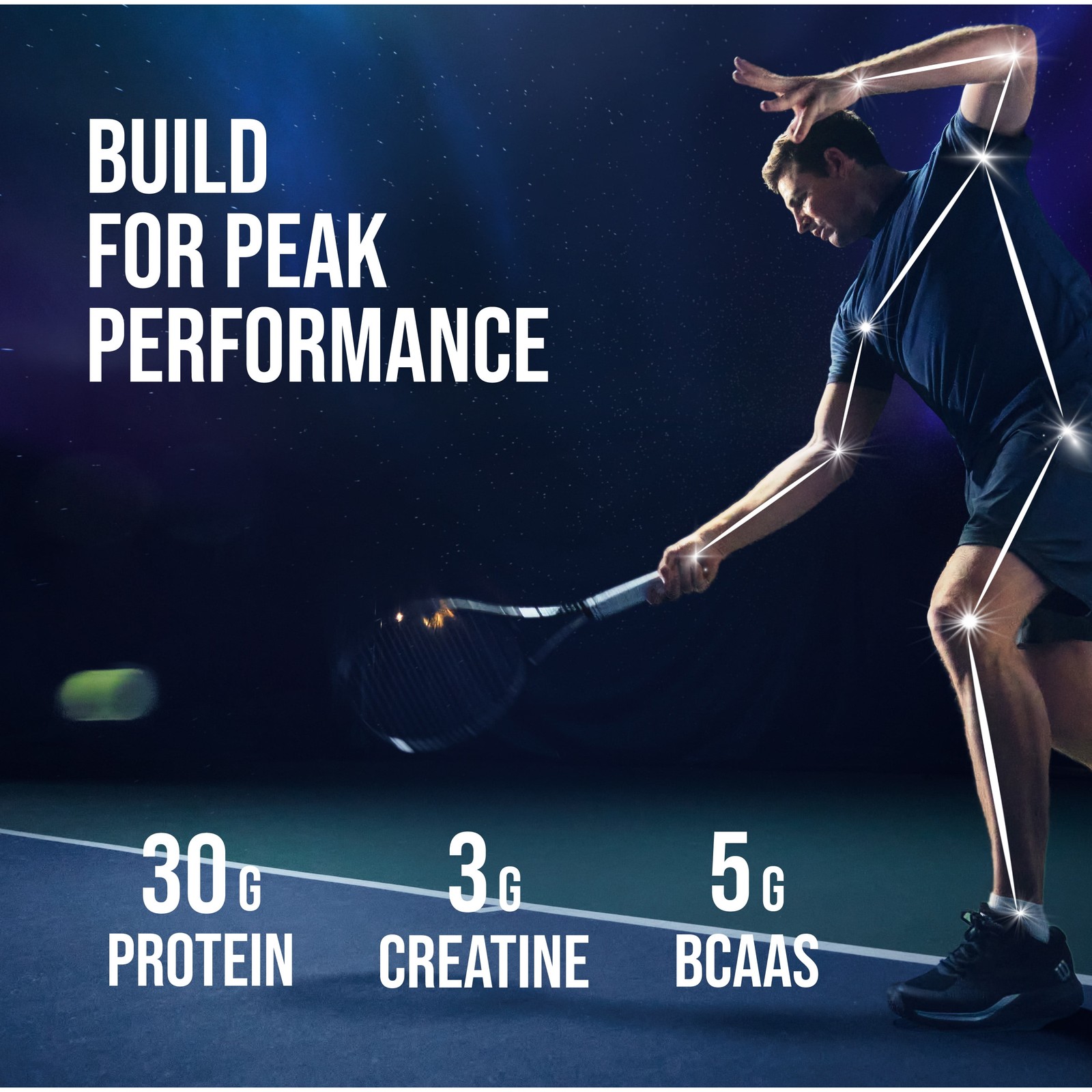 Protein Powder + Creatine Monohydrate, Vanilla, 20 Servings, 33.9Oz