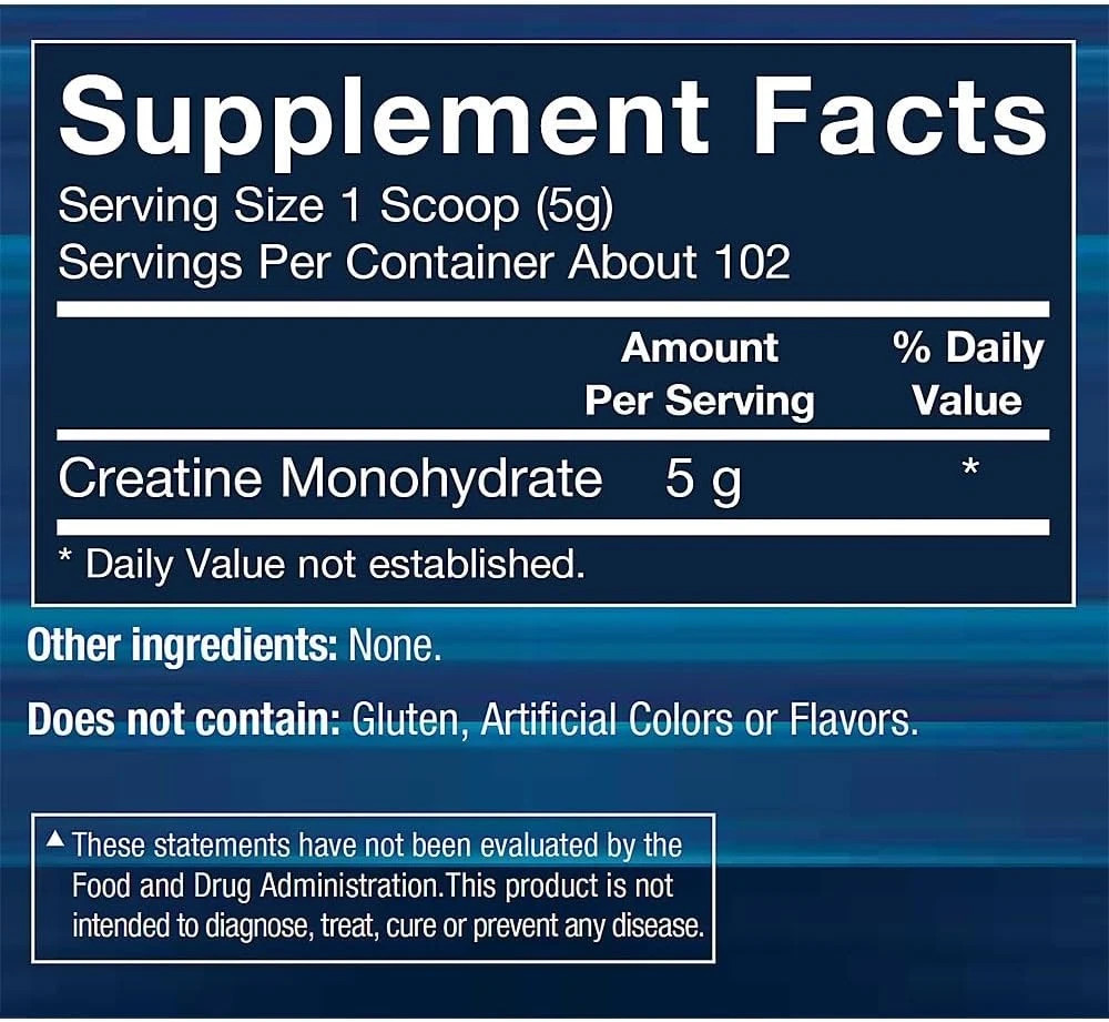 BODYTECH 100% Pure Creatine Monohydrate Powder – Micronized for Maximum Absorpti
