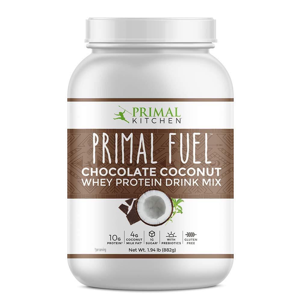 Primal Kitchen Chocolate Coconut Whey Protein Powder Keto Paleo Friendly 1.94lbs