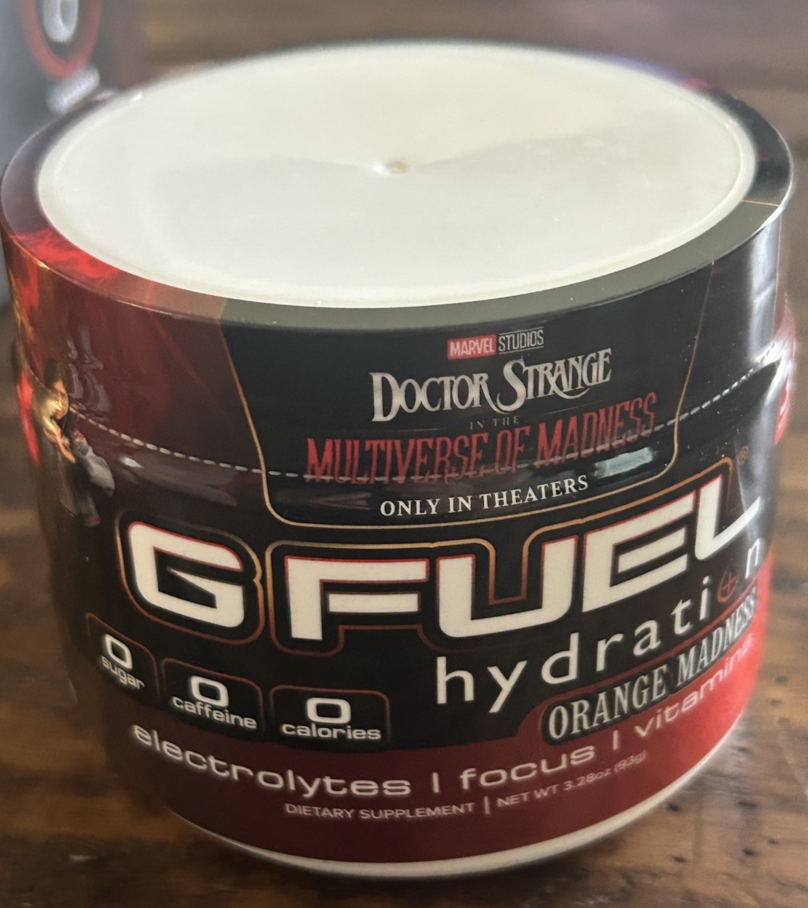 Brand New GFuel Marvel Doctor Strange Collector’s Box + Shaker + Sticker