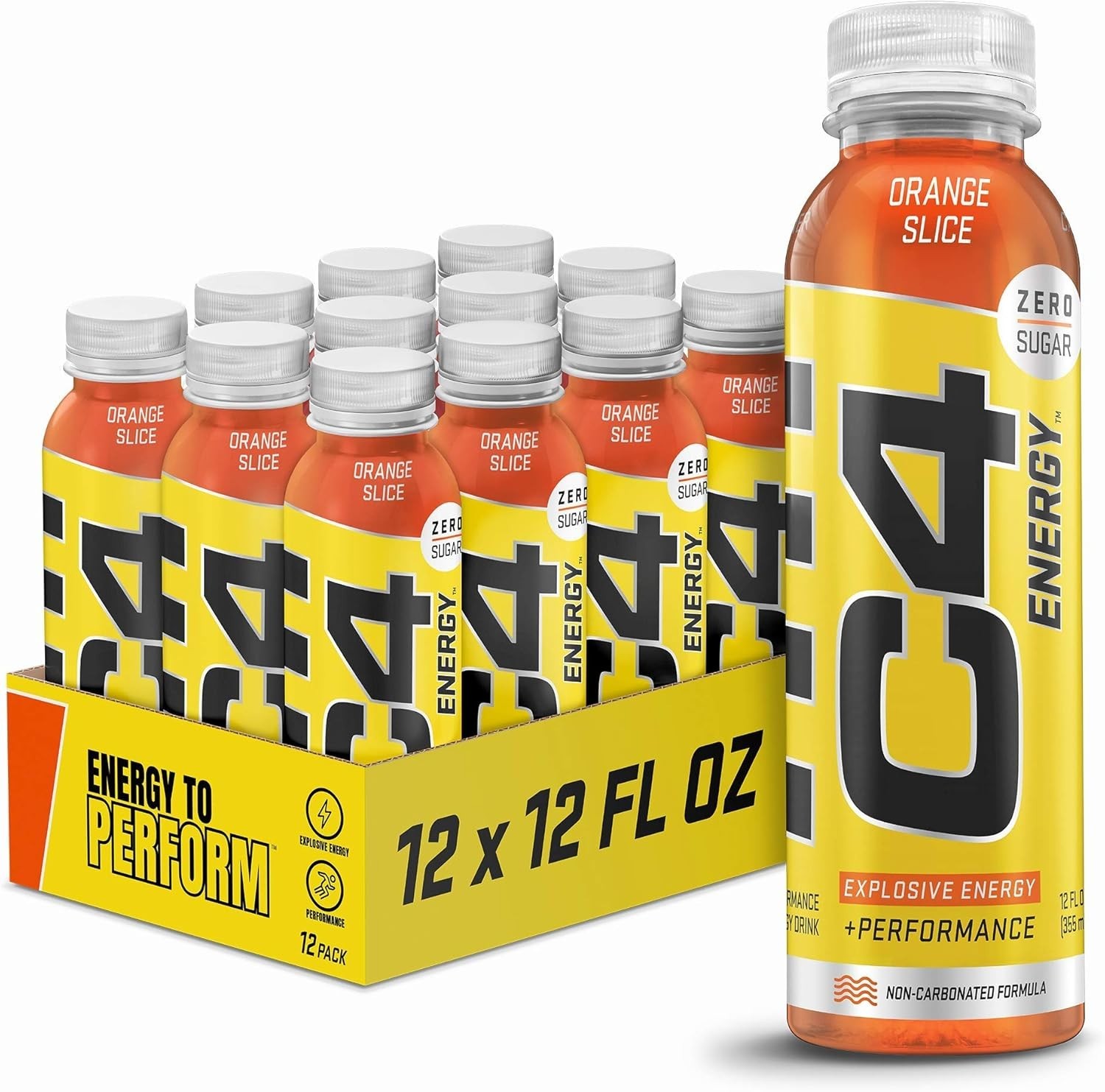 Cellucor Zero Sugar Energy Drink – 12 Pack of Non-Carbonated Beta Alanine Boost