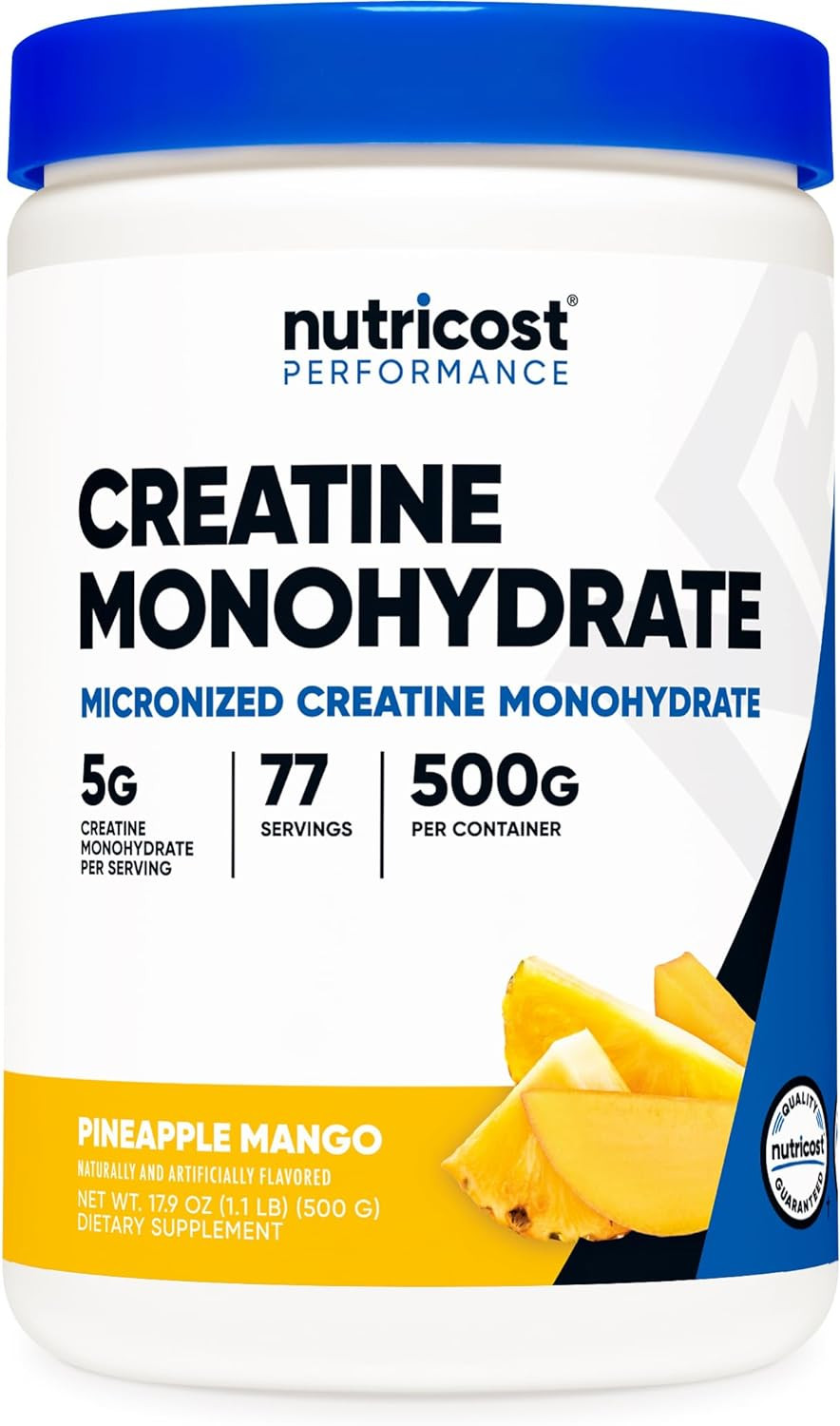 Nutricost Creatine Monohydrate Micronized Powder 5000mg Creatine per Serving