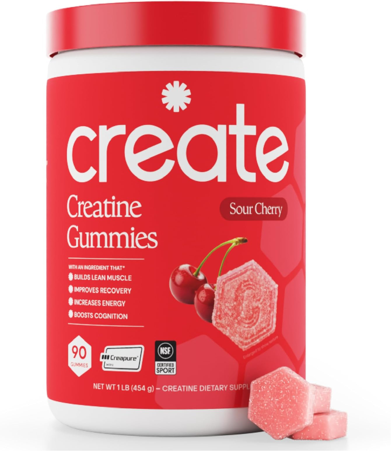 Create Creatine Monohydrate Gummies for Men & Women, Boost Focus, Strength, and