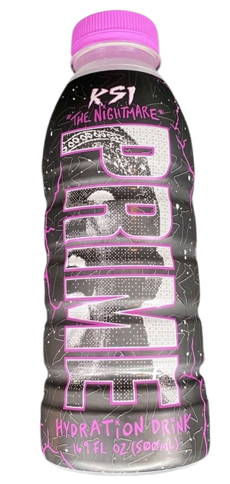 PRIME KSI THE NIGHTMARE LIMITED EDITION STRAWBERRY CREAM HYDRATION DRINK 16.9FL