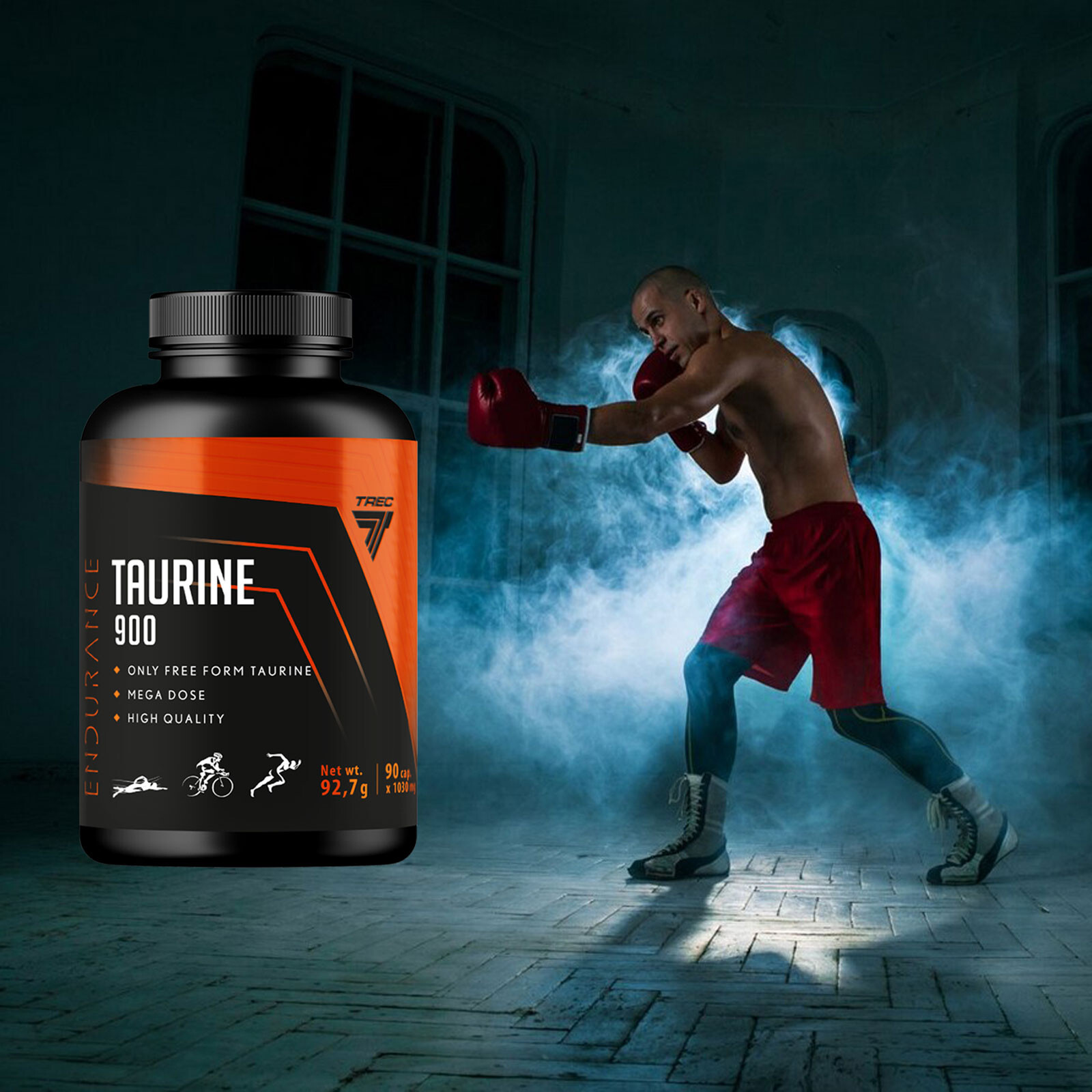 TAURINE 900 – 90–270 Capsules – Focus, Energy, Muscle, Amino Acid – No Caffeine