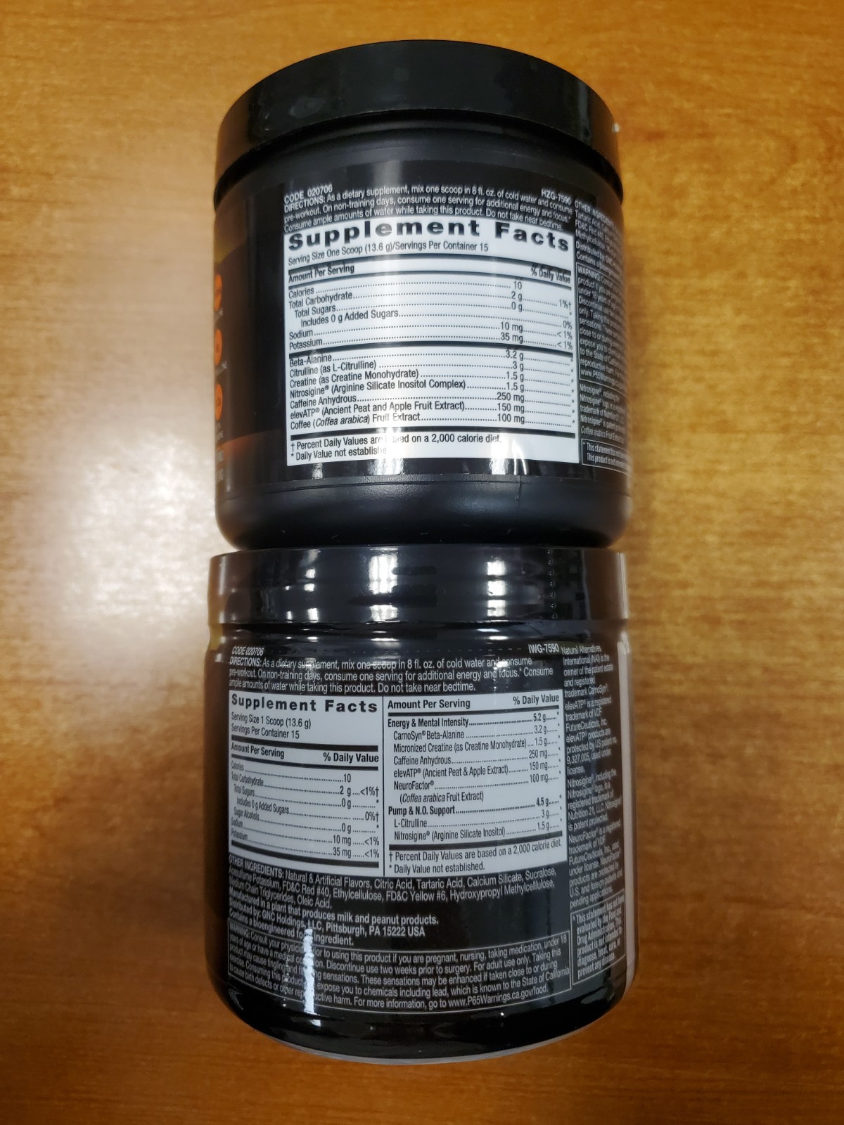 2 Pk: Beyond Raw LIT Pre-Workout Strawberry Lemonade 7.2oz ea (Exp 2/28/27) E4C