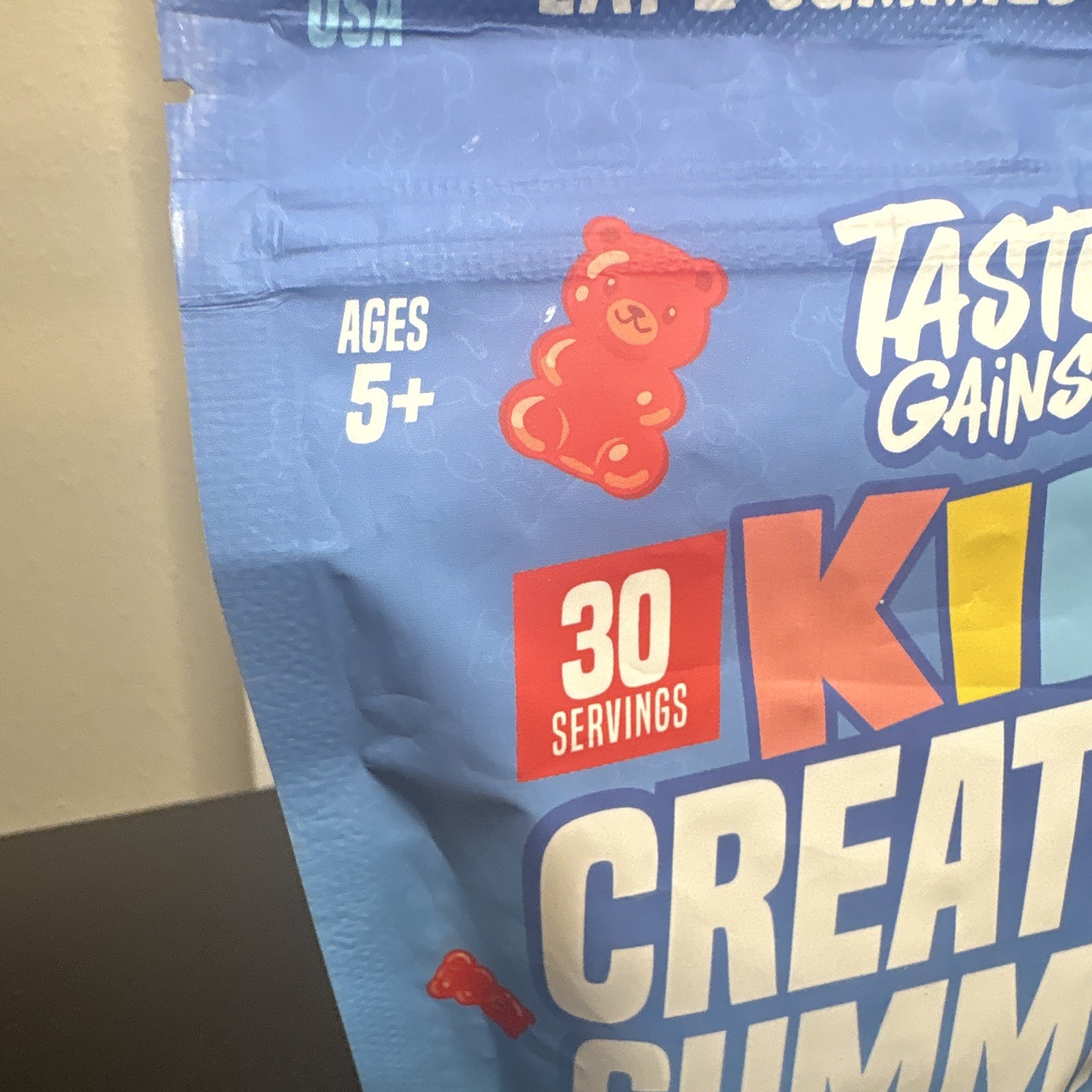 Tasty Gains Kids Creatine Gummies