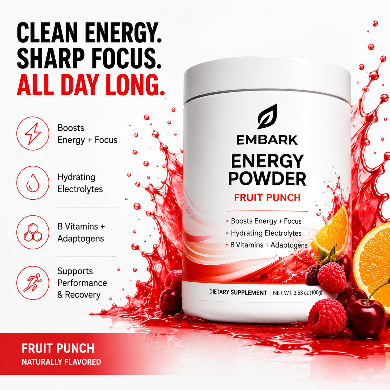 Energy Powder (Fruit Punch)