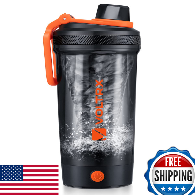 Voltrx Electric Protein Shaker Bottle – Usb Rechargeable Mixer Cup For Shakes