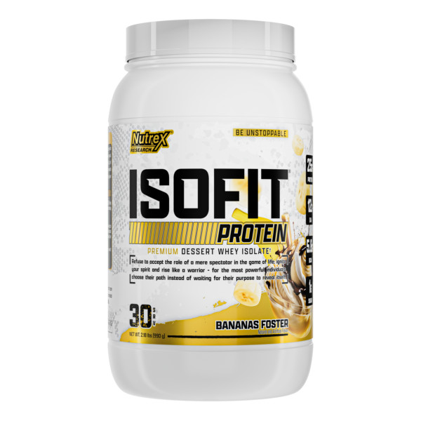 Nutrex Research ISO Fit Whey Protein Isolate Muscle Recovery 2LB, 5 Flavors
