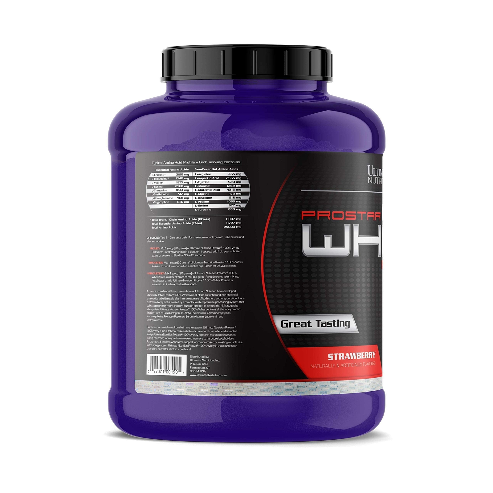Prostar Whey Protein Powder 25 gm of Protein 80 Servings, Strawberry, 5.28 lbs