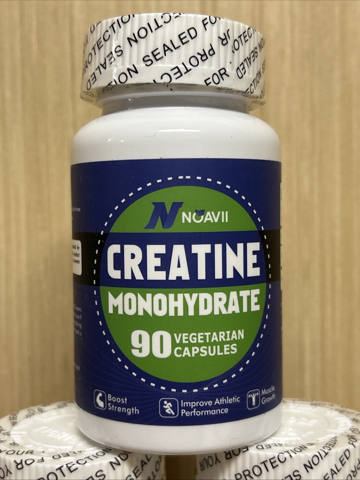 (LOT OF 10) NoavII Creatine Monohydrate Boost Strength 90 Capsules Exp. 07/2026