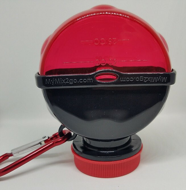 Portable Supplement Powder Storage Container/Funnel Keychain Gym Free Shipping