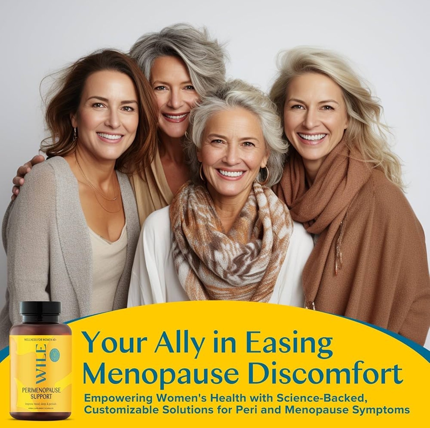 WILE PERIMENOPAUSE SUPPORT Mood & Sleep 60 Capsules (30 Servings) BEST BY 08/26