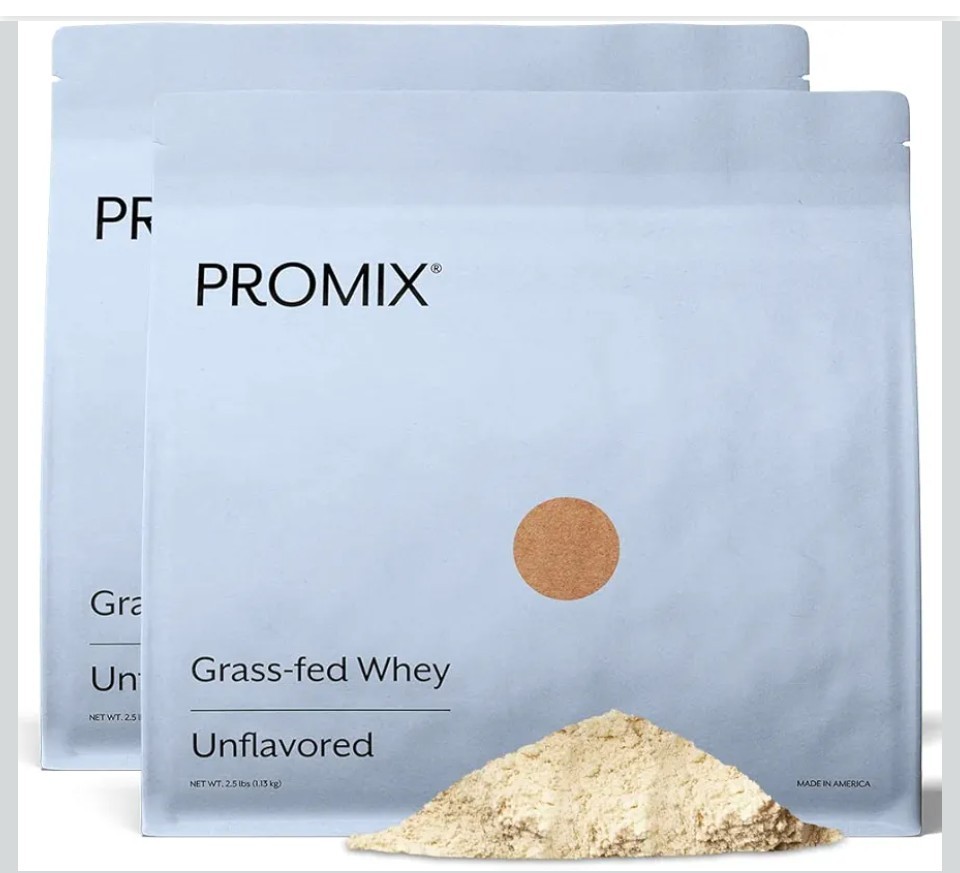 Promix Whey Potein Powder 12.5 Lbs Unflavored Plus Chocolate