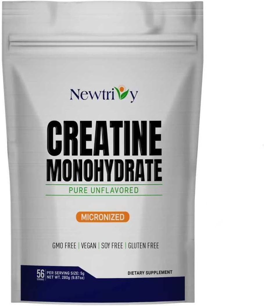 Unflavored Micronized Creatine Monohydrate 280g for Enhanced Performance