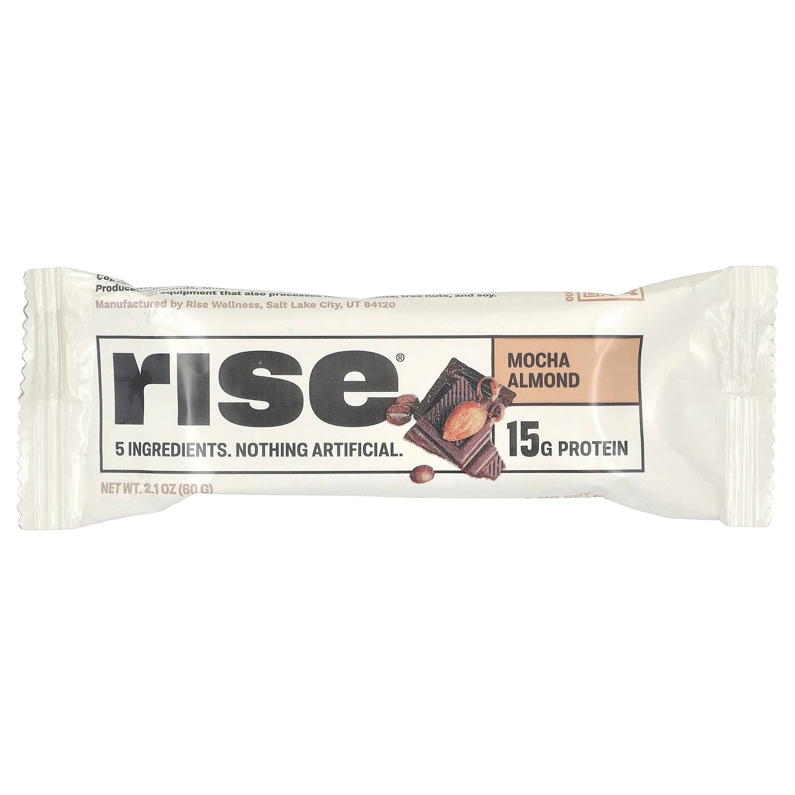 Protein Bar, Mocha Almond , 12 Bars, 2.1 oz (60 g) Each