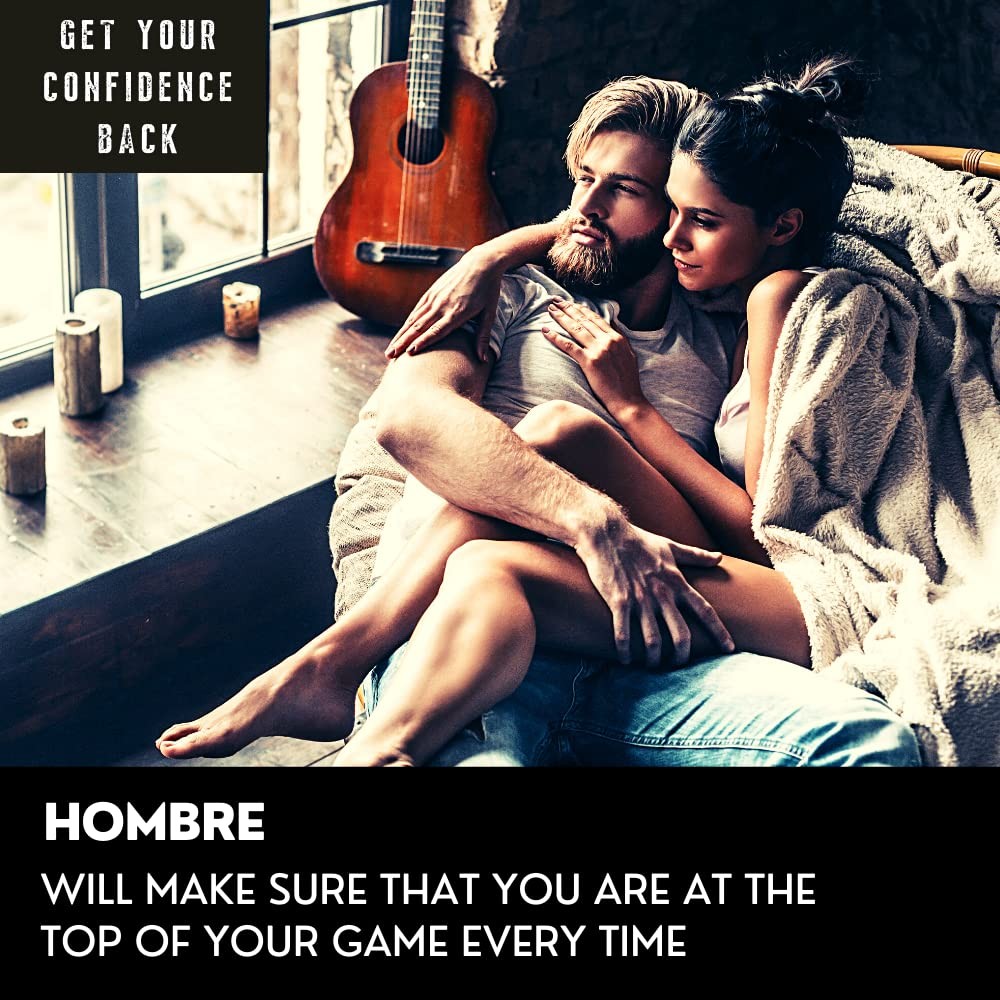 Hombre Male Enhancing Supplement – Add 2 in 60 Days With 60 Count (Pack of 1)