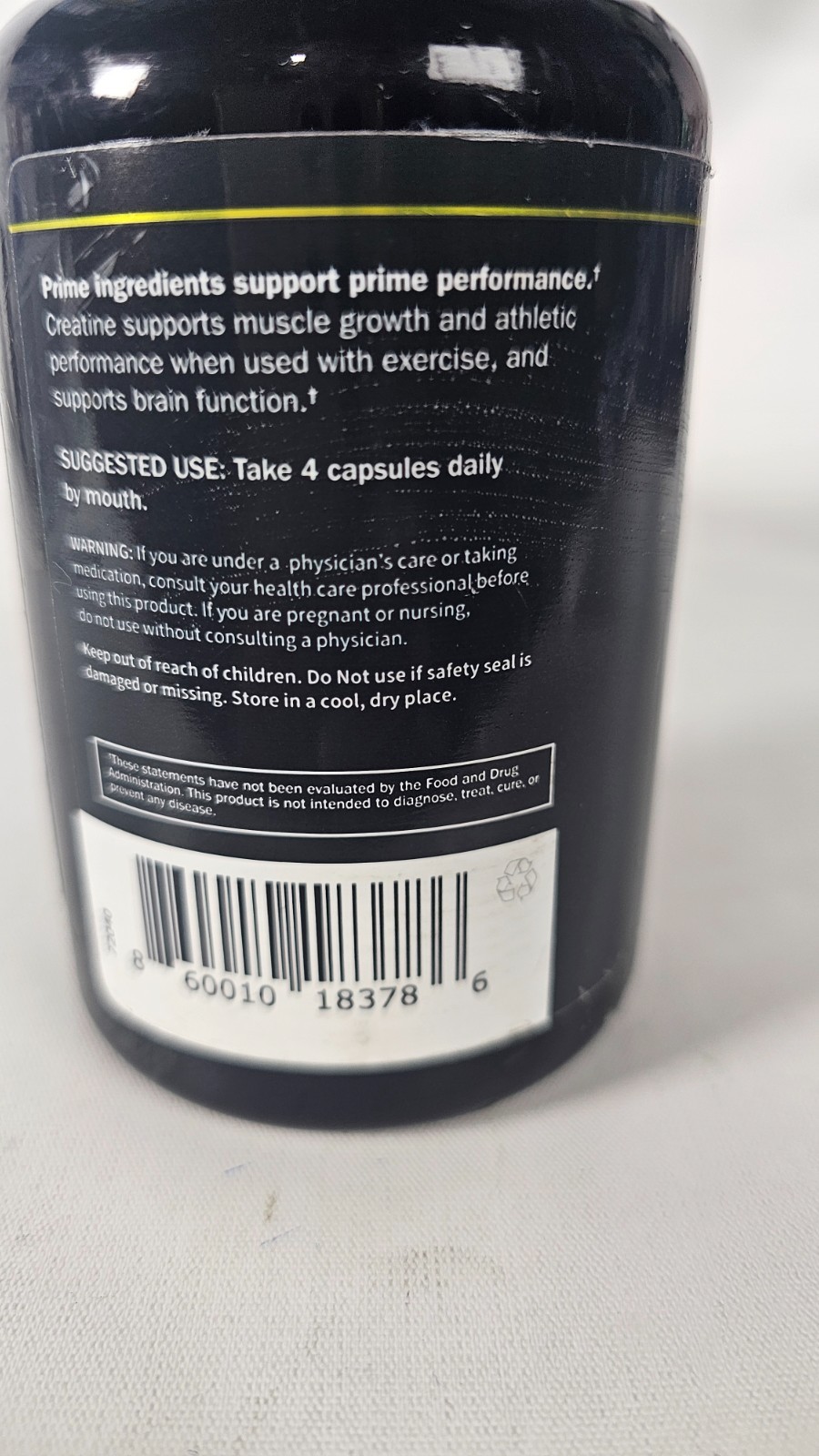 Creatine HCl Capsules – with CON-CRĒT, Rhodiola Root Extract – 120ct. Exp:01/29