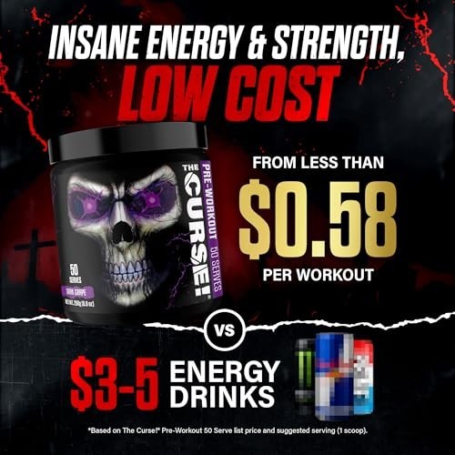 Pre Workout Powder 50 Servings Lemon Rush Creatine Beta Alanine L Citrulline