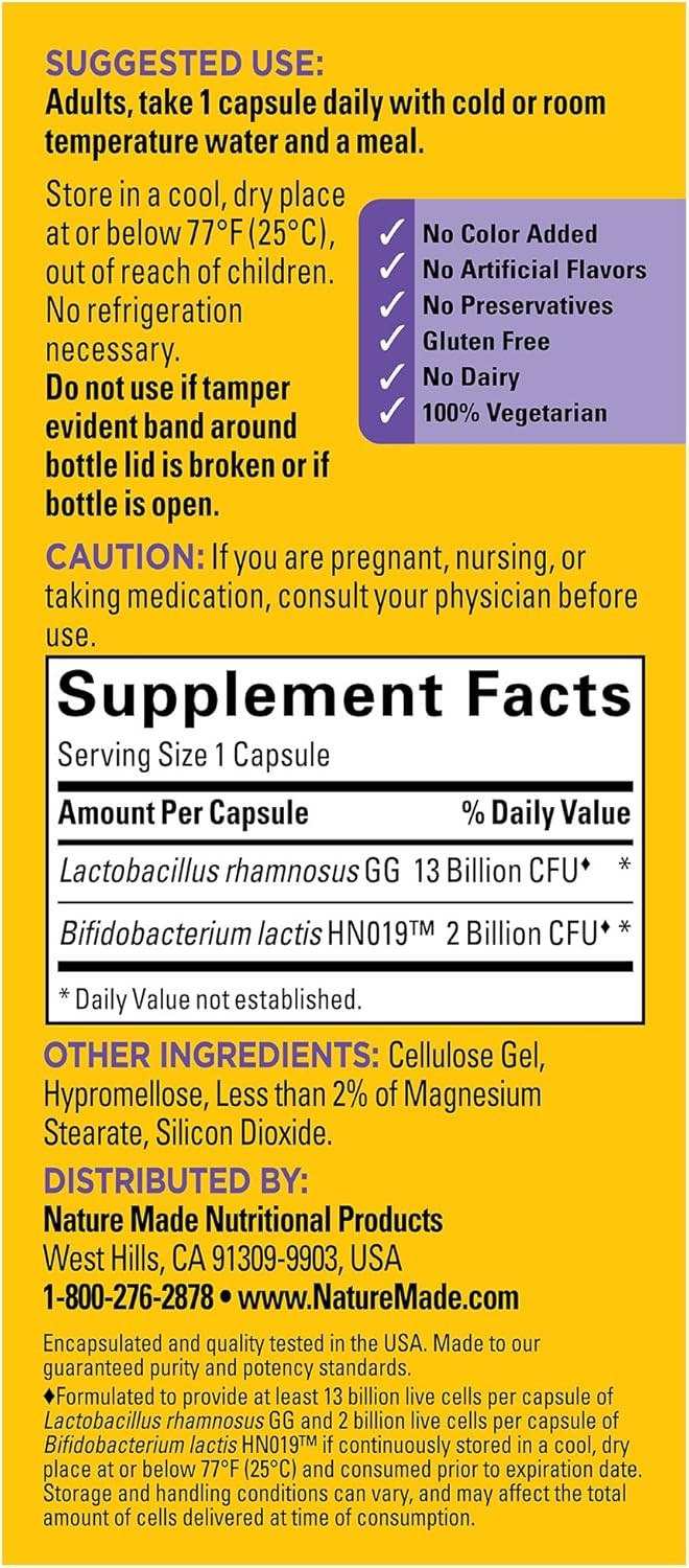 Gas & Bloating Relief Digestive Probiotics Supplement (30 Caps)