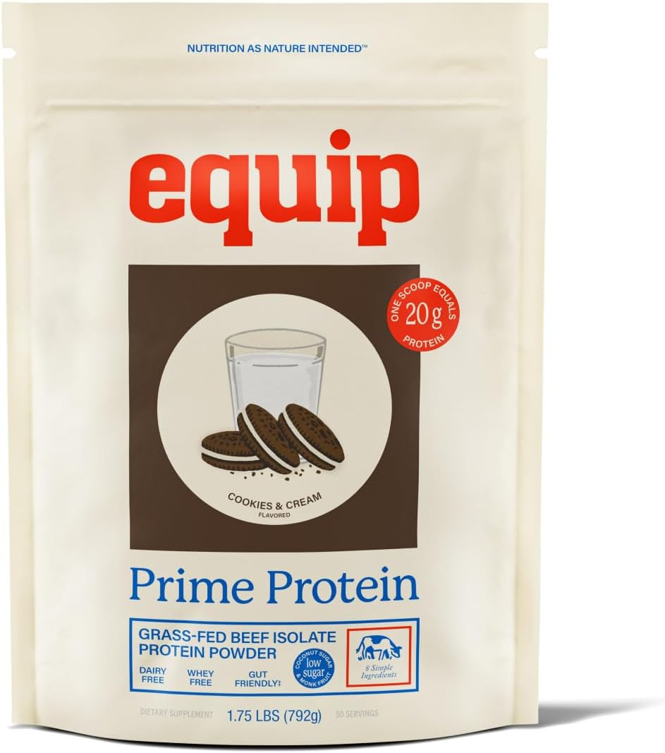 Prime Cookies & Cream Protein Powder – Gut-Friendly, Low Sugar Protein Shake Pow