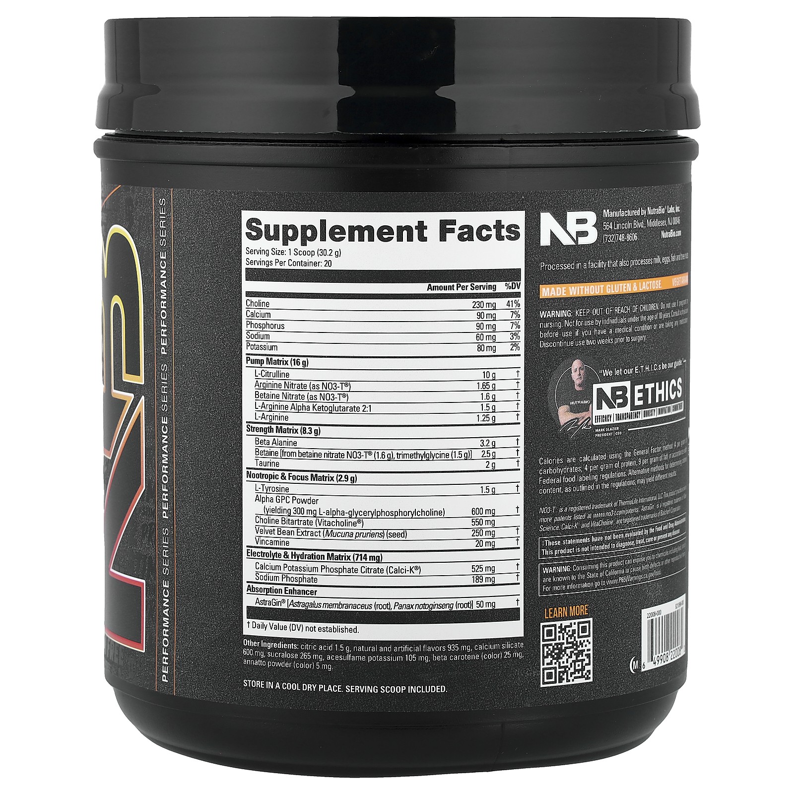 PRE-Workout, Stim Free, Orange Mango Tango, 1.33 lb (604 g)
