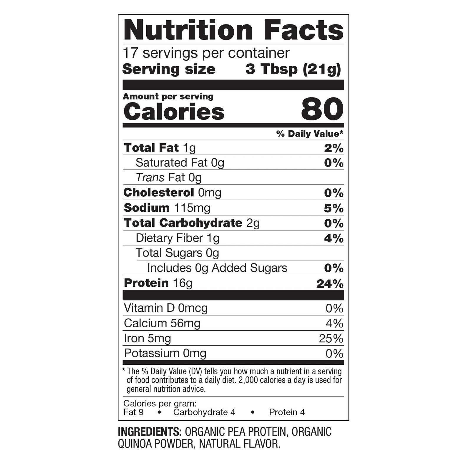 BetterBody Foods Vegan Protein Powder, Unflavored, 12.7 Ounce (Pack of 1)