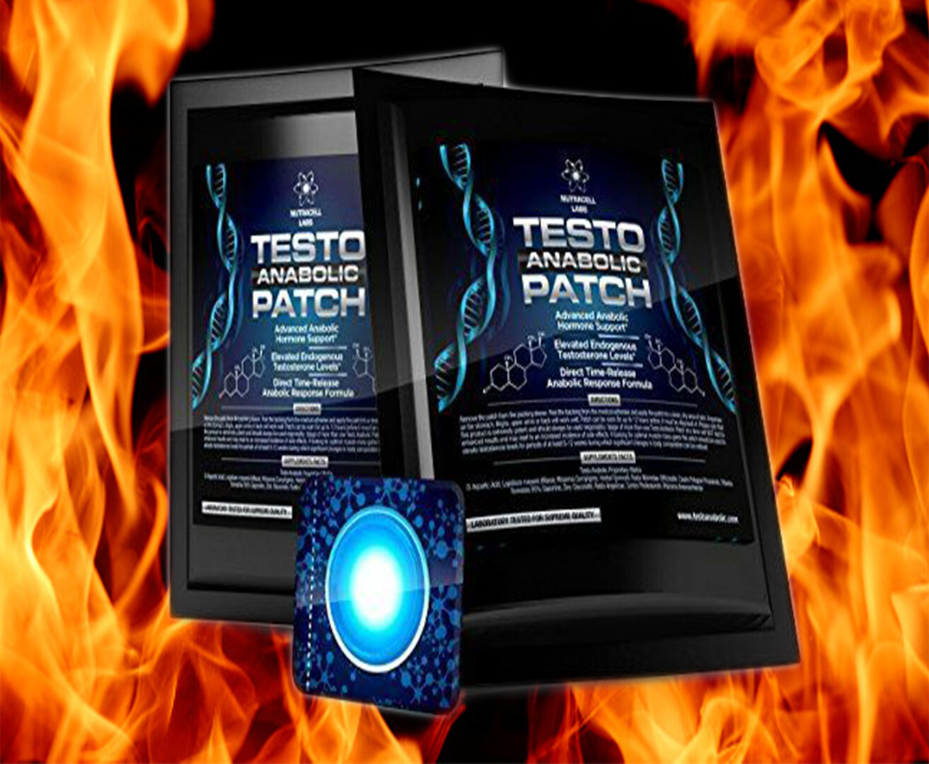 Test supplement for increasing muscle mass and t levels, worn on arm $67
