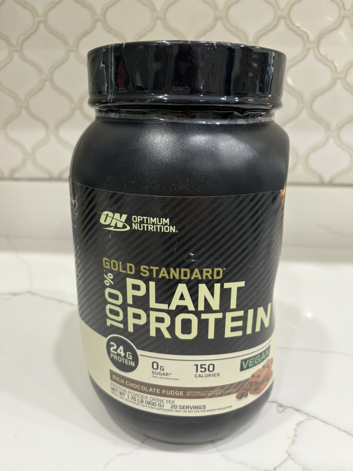 Gold Standard 100% Plant Based Protein Powder, Rich Chocolate Fudge 20 Servings