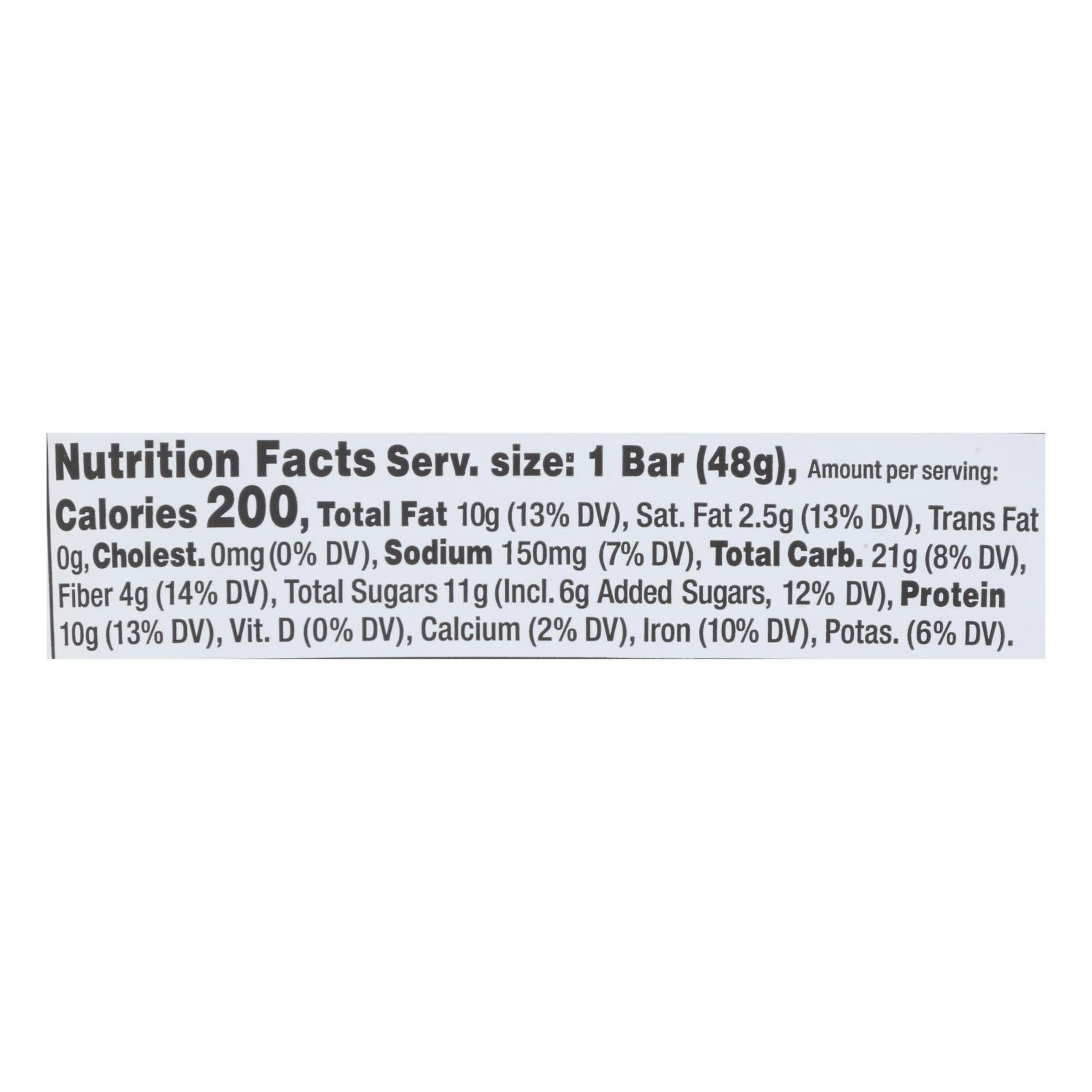 Quantum Energy Squares Peanut Butter Dark Chocolate Bar 1.69 oz (Pack of 8)