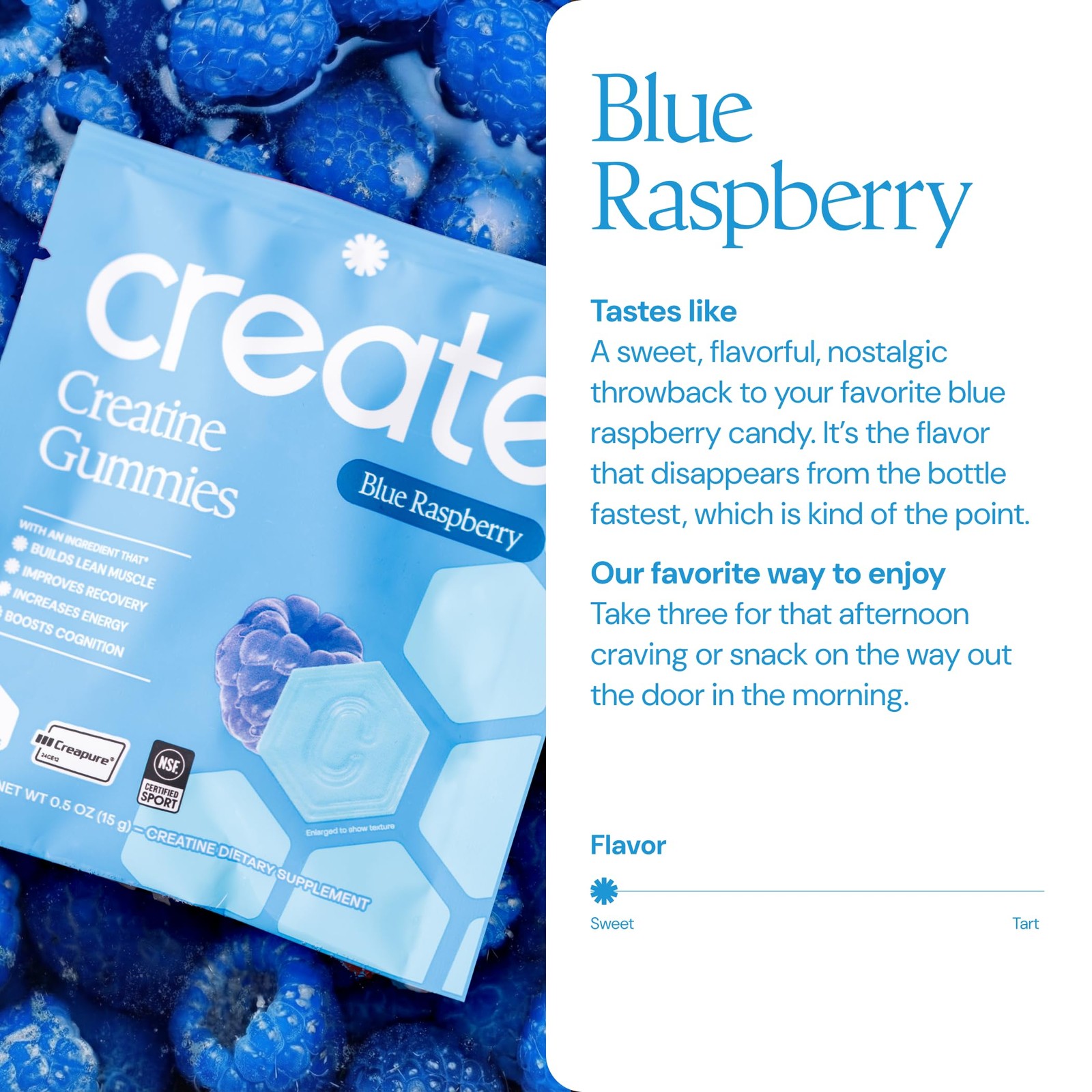 Creatine Gummies for Men & Women – NSF Certified, Made with Creapure Creatine…