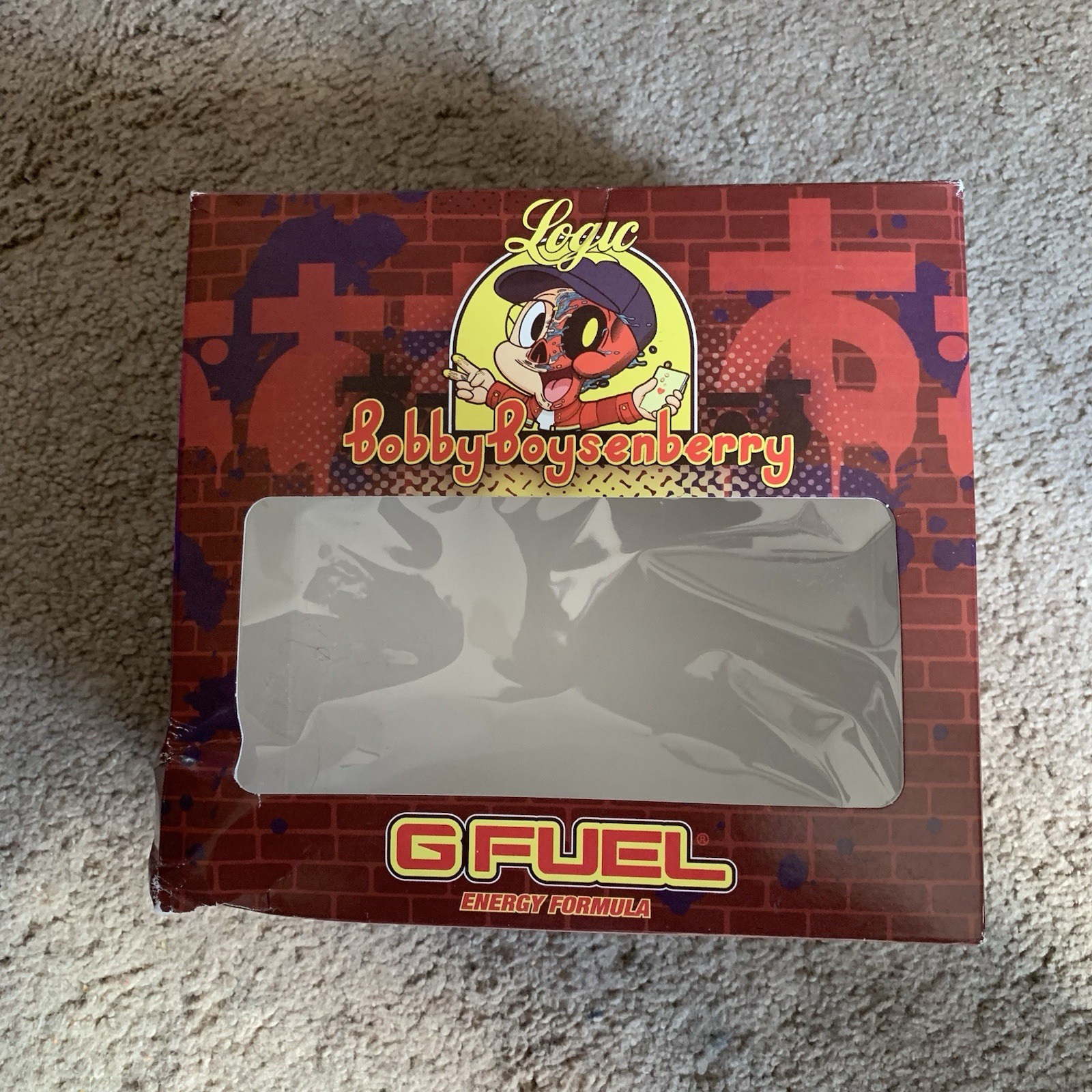 *Rare* G Fuel Bobby Boysenberry Collector’s Box – Limited Edition Gfuel – Logic