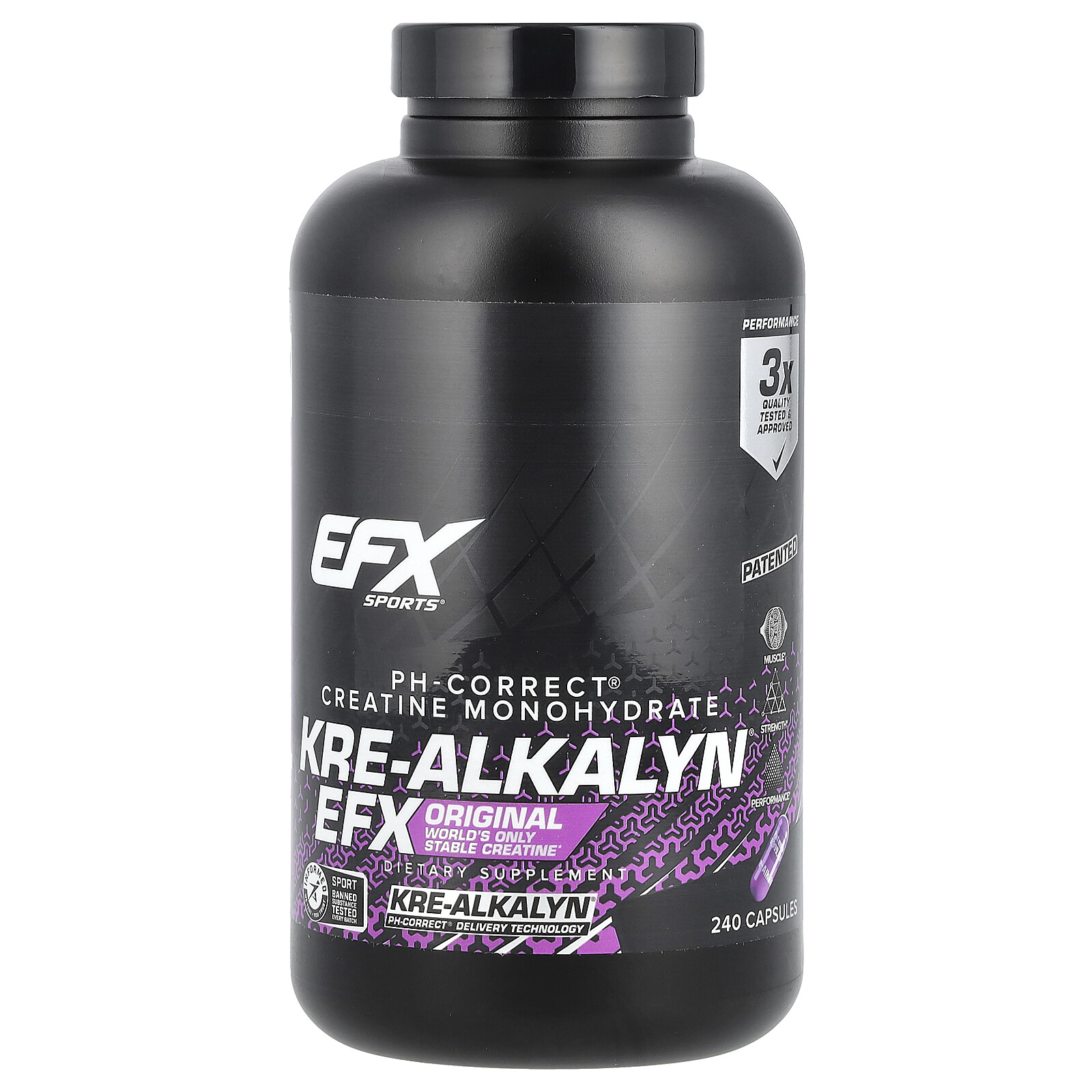 EFX Sports Kre-Alkalyn EFX 240 Capsules Informed Sport